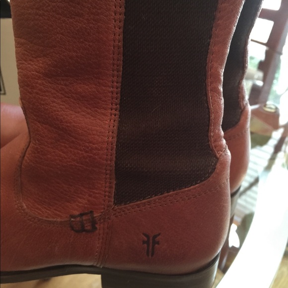Frye 7.5 cognac fitted riding boots - Picture 4 of 6